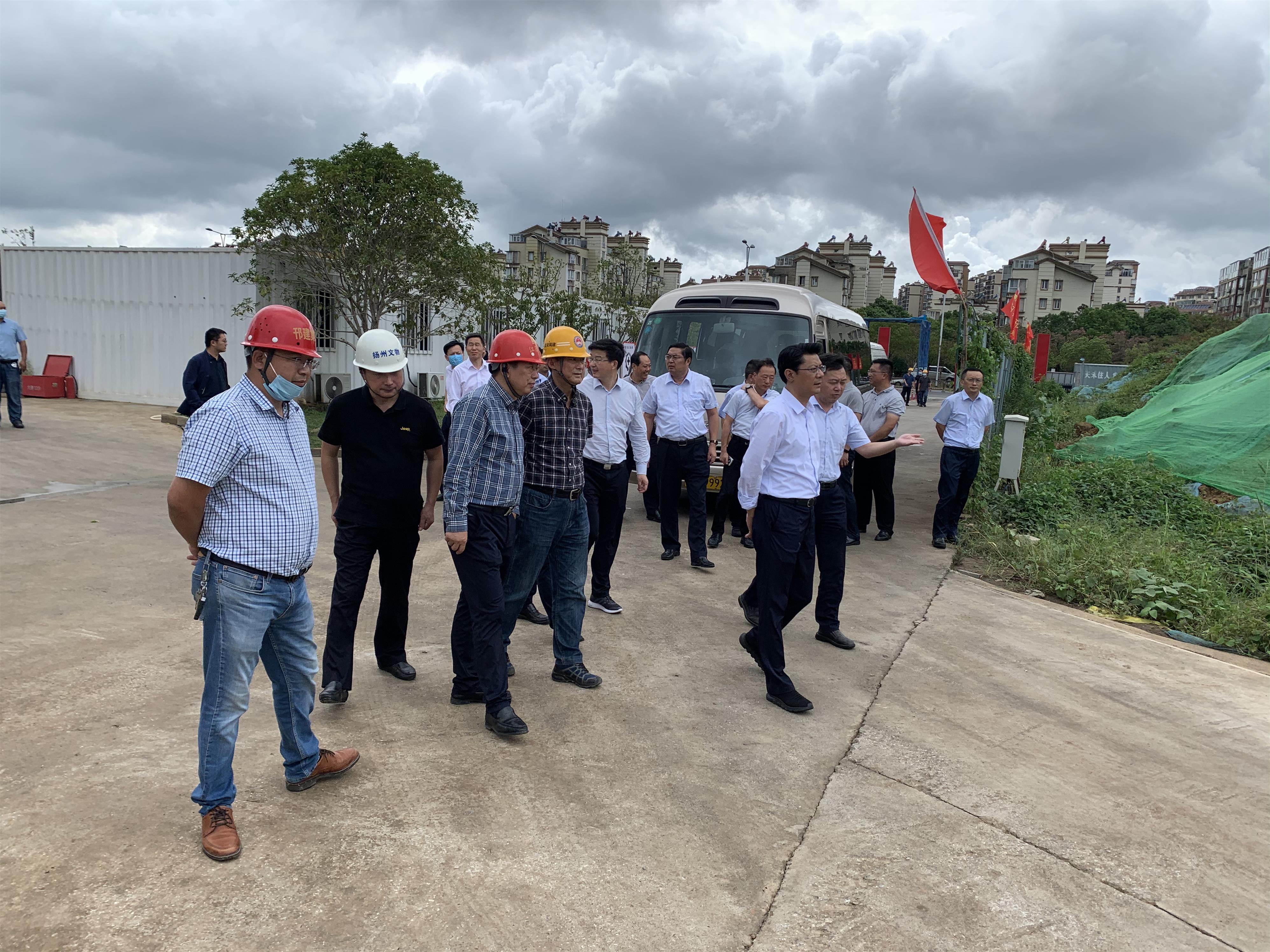 圖1-2、王進(jìn)健市長(zhǎng)檢查隋煬帝墓遺址公園項(xiàng)目防汛抗臺(tái)工作.jpg